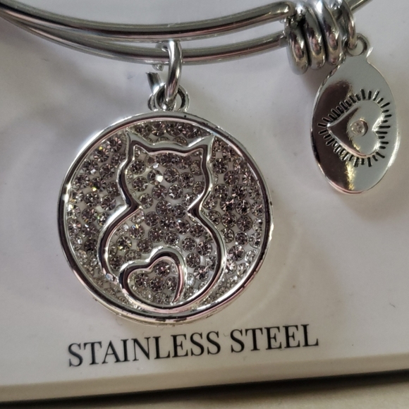 Footnotes cat charm bracelet - Picture 2 of 4